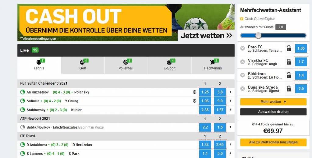 betfair sports